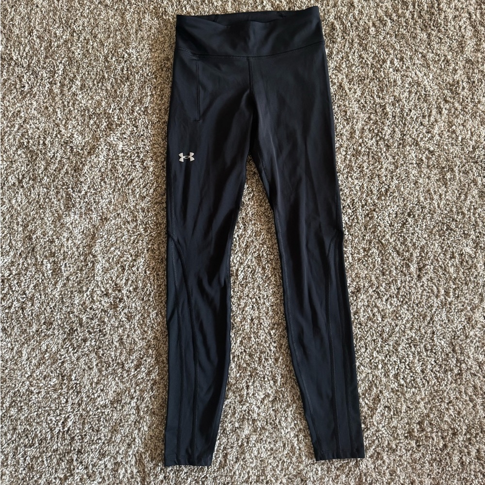 Under Armour Midnight Black Active Leggings/Compression/Heat Gear